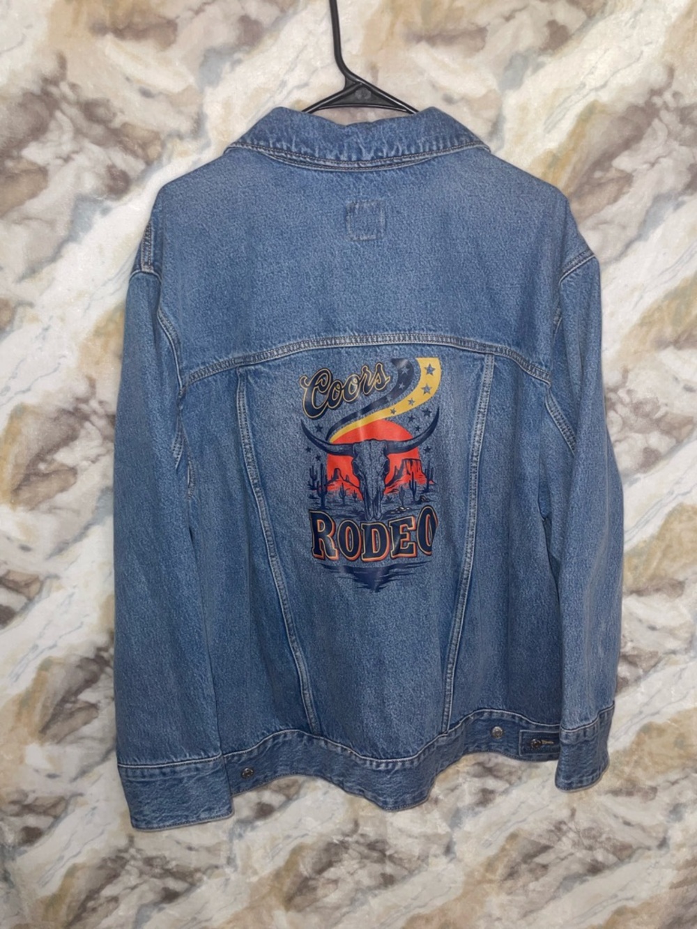 wild fable Blue Denim Jacket with Green Label